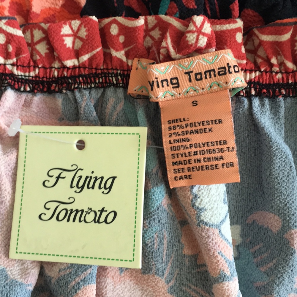 NWT Flying Tomoto Off-Shoulder Maxi Dress - Picture 8 of 8